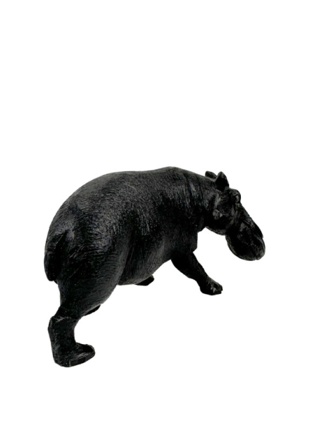 Handgeschnitztes Hippo aus Ebenholz